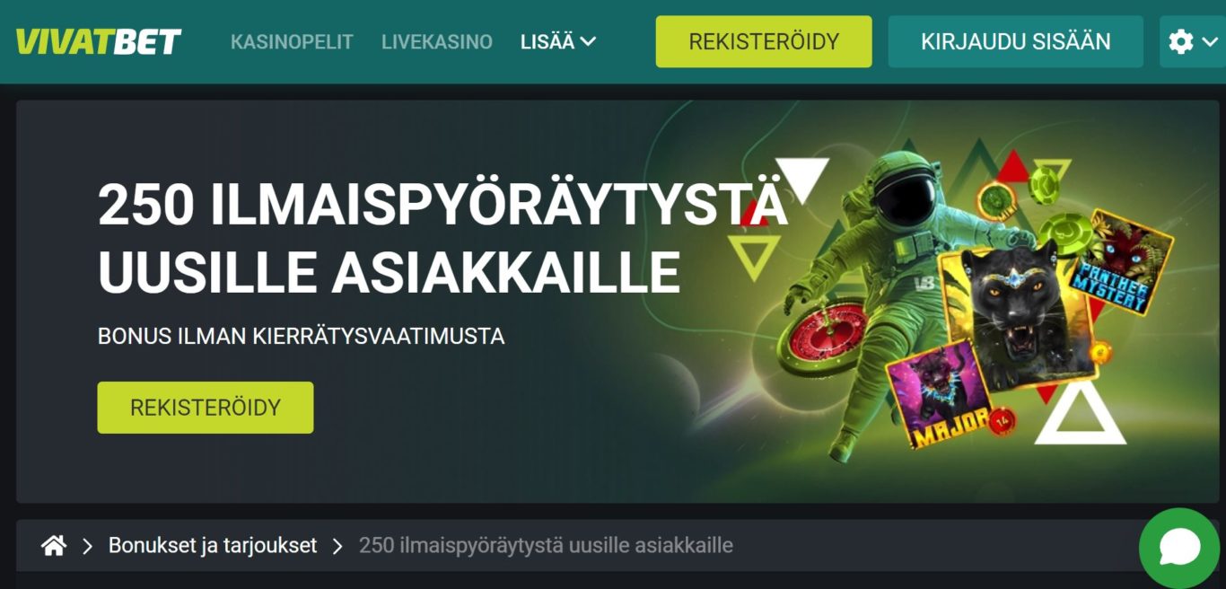 Vivatbet bonuskoodi voi auttaa sinua vedonlyöjänä?